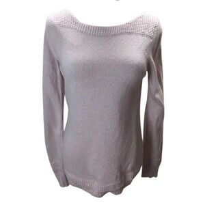 Benedetta B Sweater Size Medium Women's Pink Merino Wool Cashmere Pullover Italy